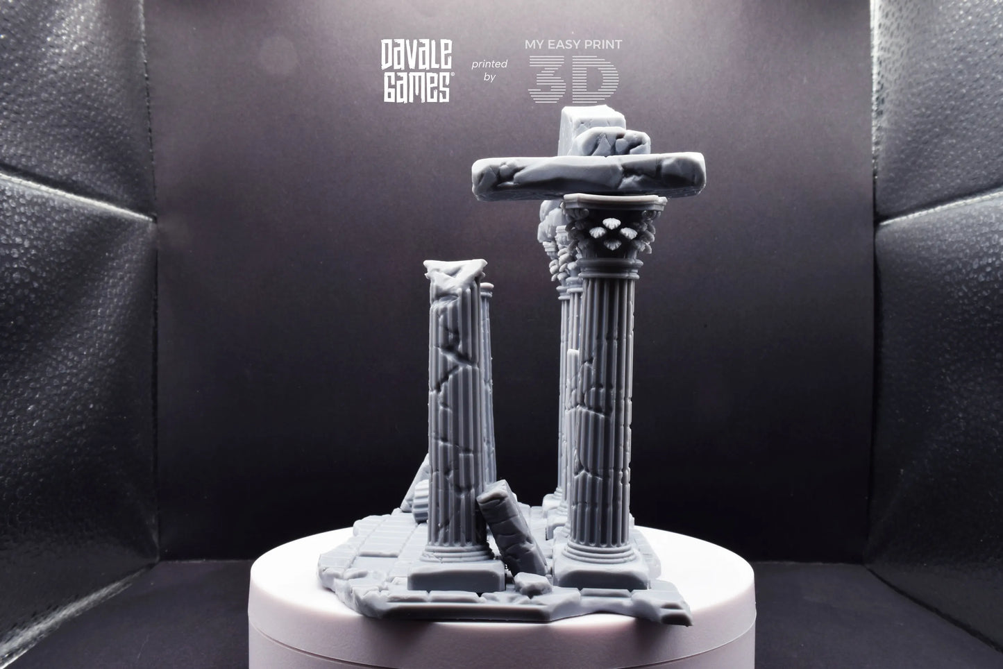 Greek Ruins - Scenery - Davale Games - Wargame / Mythological games - 3D Printed with high quality resin