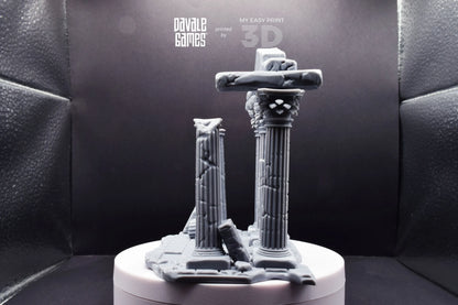 Greek Ruins - Scenery - Davale Games - Wargame / Mythological games - 3D Printed with high quality resin