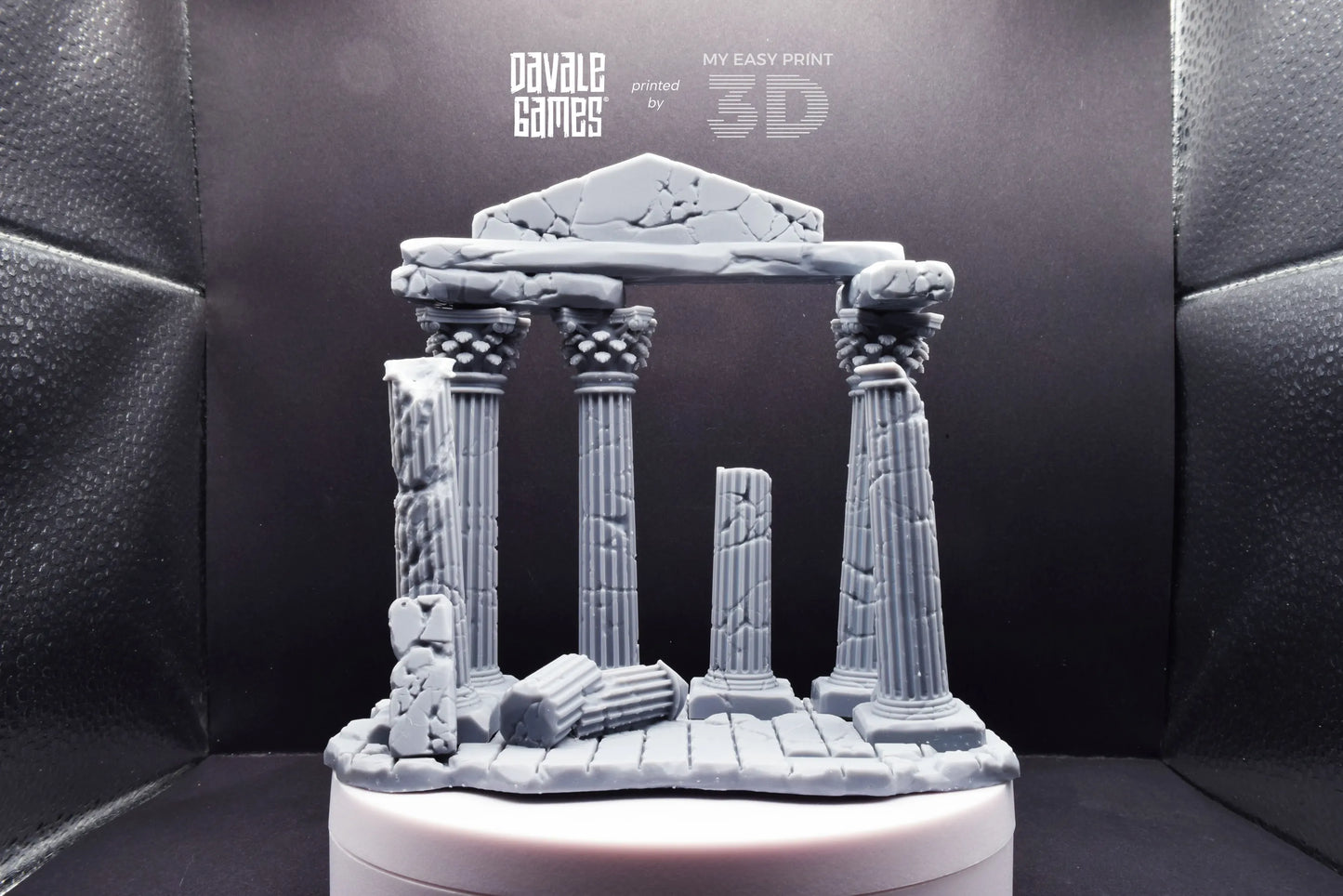 Greek Ruins - Scenery - Davale Games - Wargame / Mythological games - 3D Printed with high quality resin