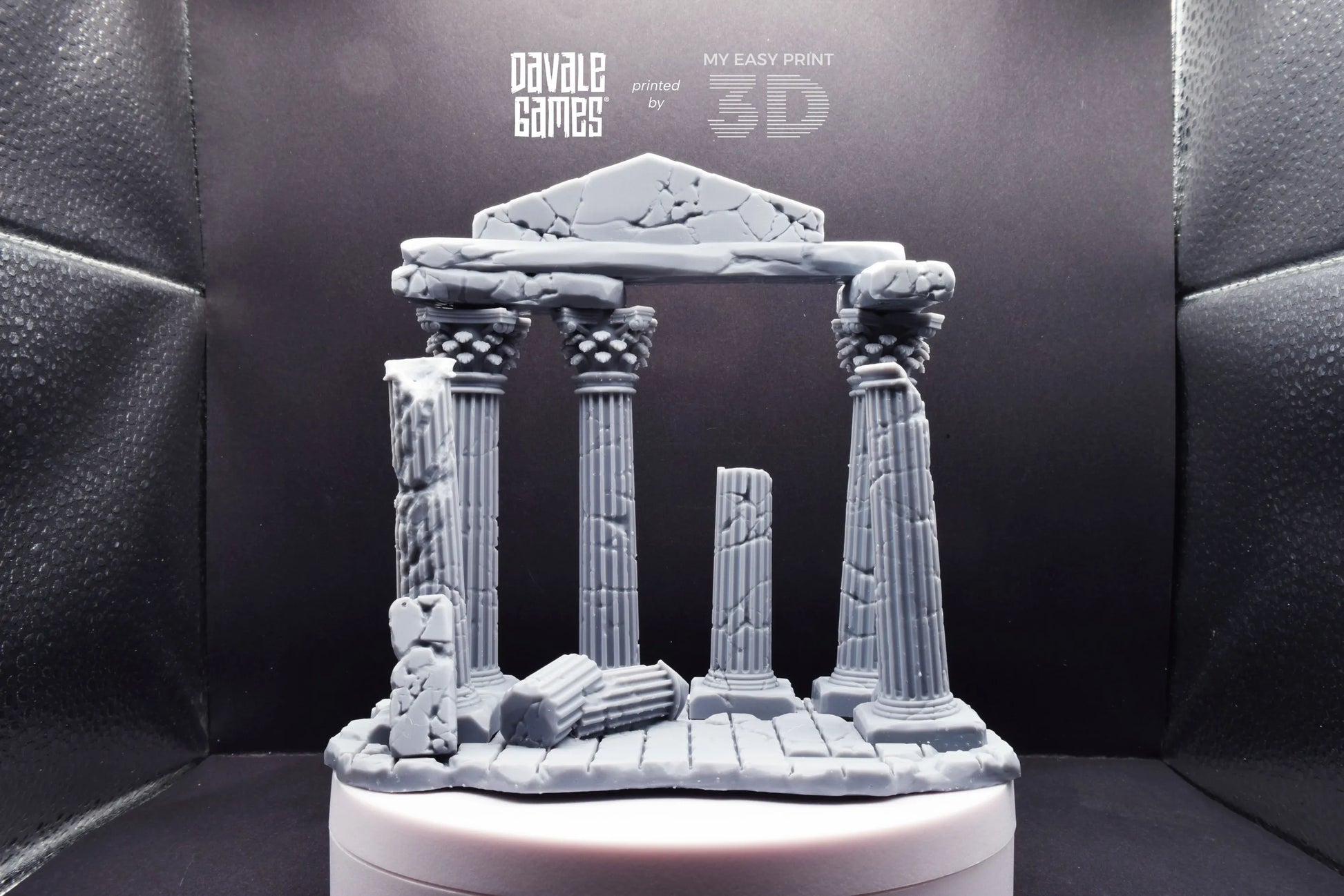 Greek Ruins - Scenery - Davale Games - Wargame / Mythological games - 3D Printed with high quality resin