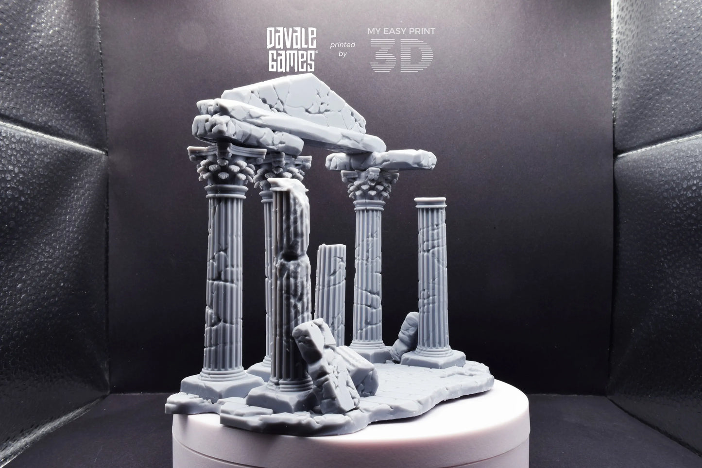 Greek Ruins - Scenery - Davale Games - Wargame / Mythological games - 3D Printed with high quality resin
