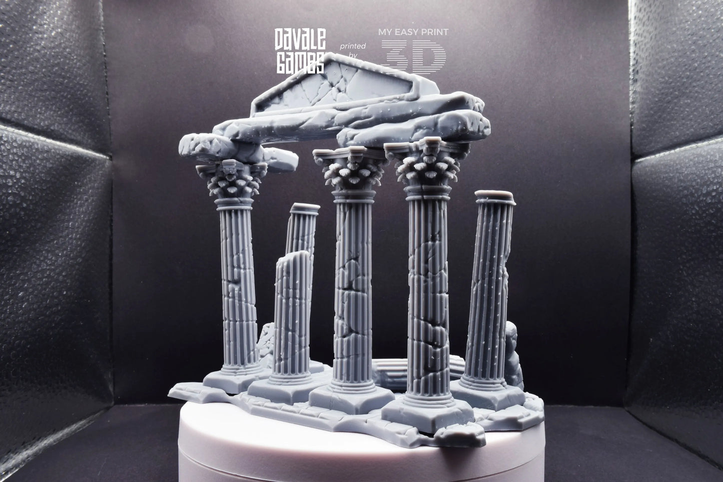 Greek Ruins - Scenery - Davale Games - Wargame / Mythological games - 3D Printed with high quality resin