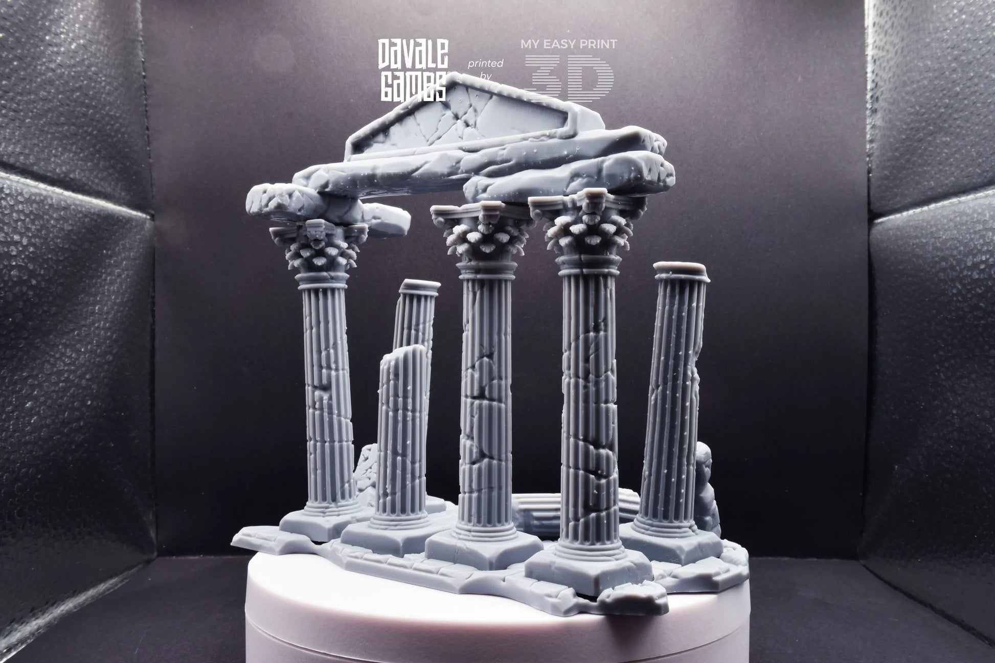 Greek Ruins - Scenery - Davale Games - Wargame / Mythological games - 3D Printed with high quality resin
