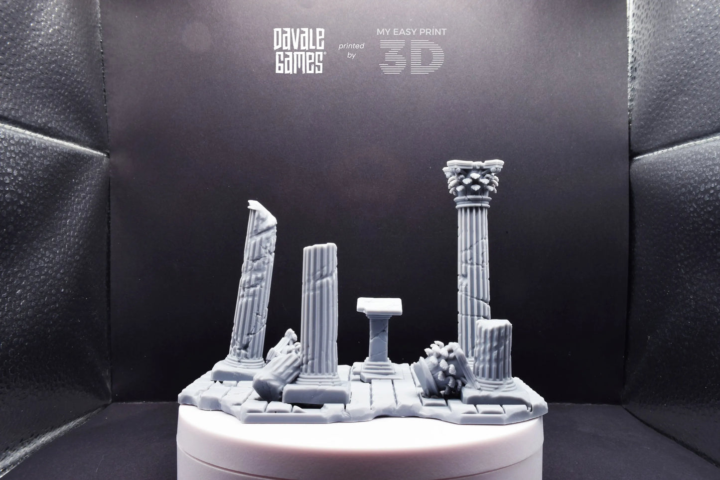 Greek Ruins - Scenery - Davale Games - Wargame / Mythological games - 3D Printed with high quality resin