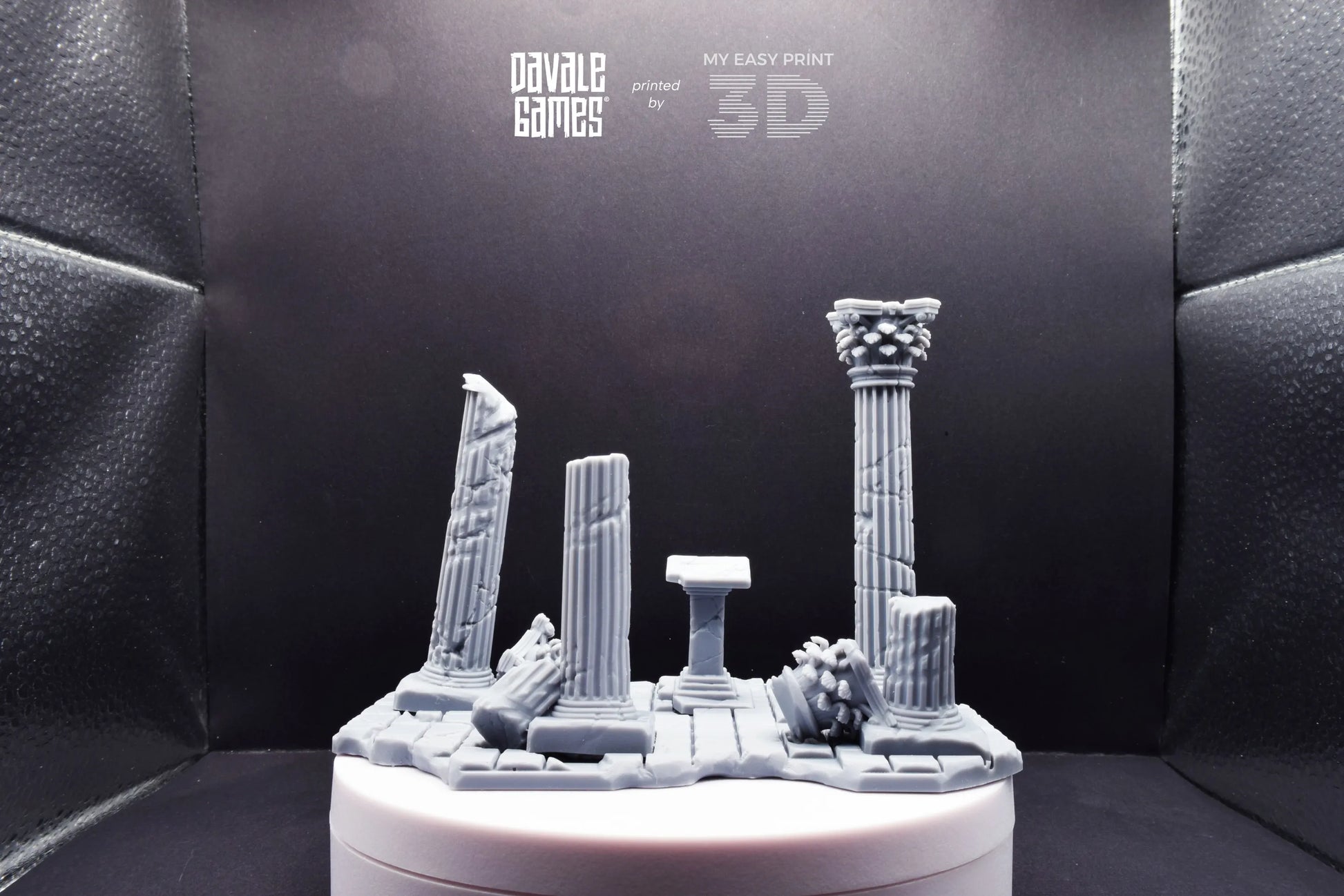 Greek Ruins - Scenery - Davale Games - Wargame / Mythological games - 3D Printed with high quality resin