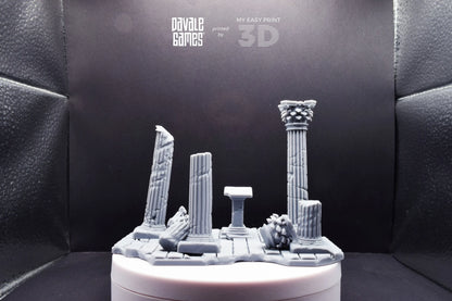 Greek Ruins - Scenery - Davale Games - Wargame / Mythological games - 3D Printed with high quality resin