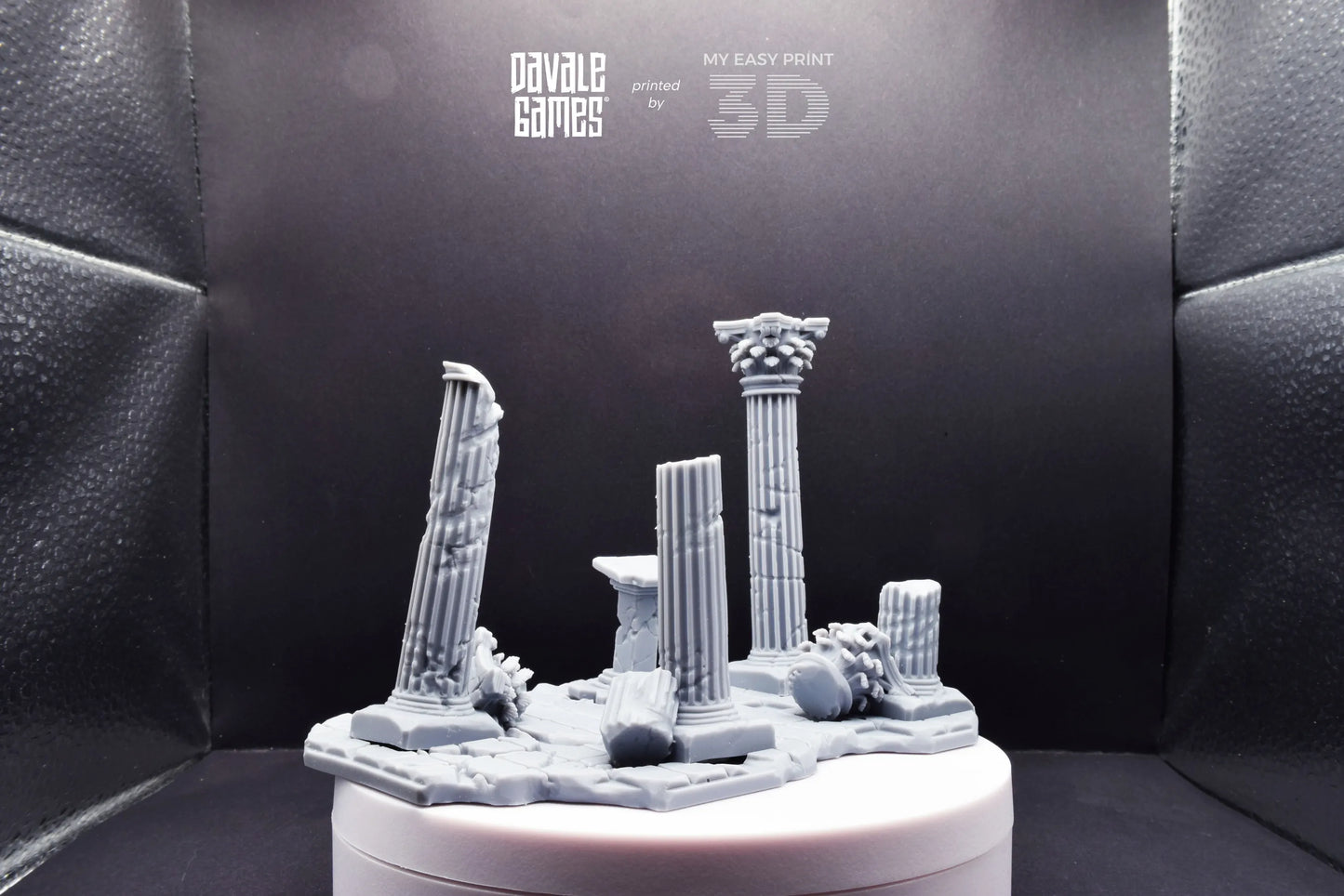 Greek Ruins - Scenery - Davale Games - Wargame / Mythological games - 3D Printed with high quality resin