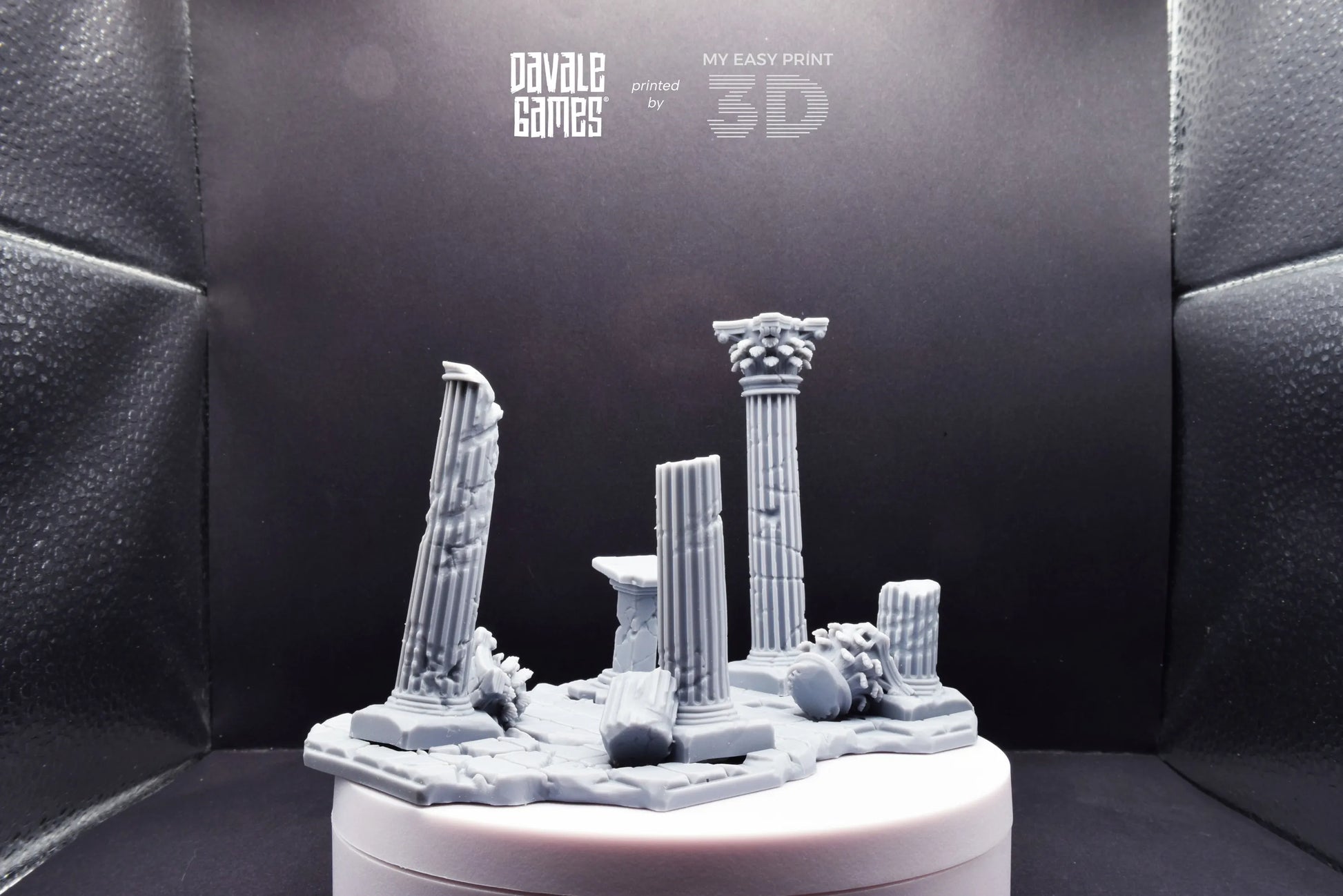 Greek Ruins - Scenery - Davale Games - Wargame / Mythological games - 3D Printed with high quality resin