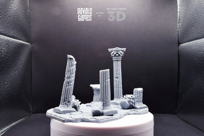 Greek Ruins - Scenery - Davale Games - Wargame / Mythological games - 3D Printed with high quality resin