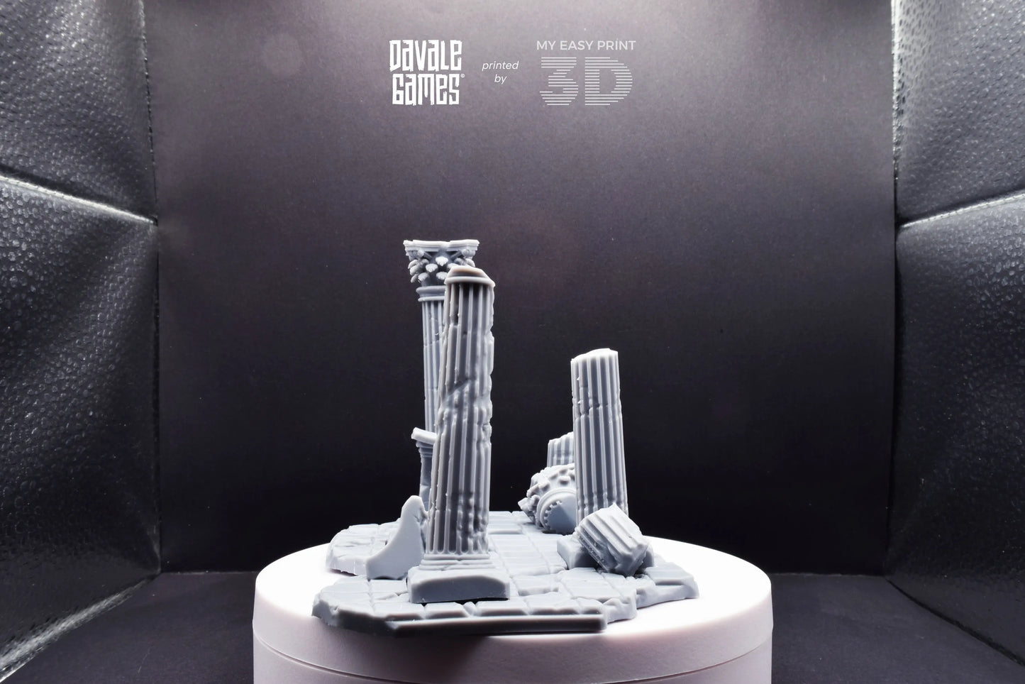 Greek Ruins - Scenery - Davale Games - Wargame / Mythological games - 3D Printed with high quality resin