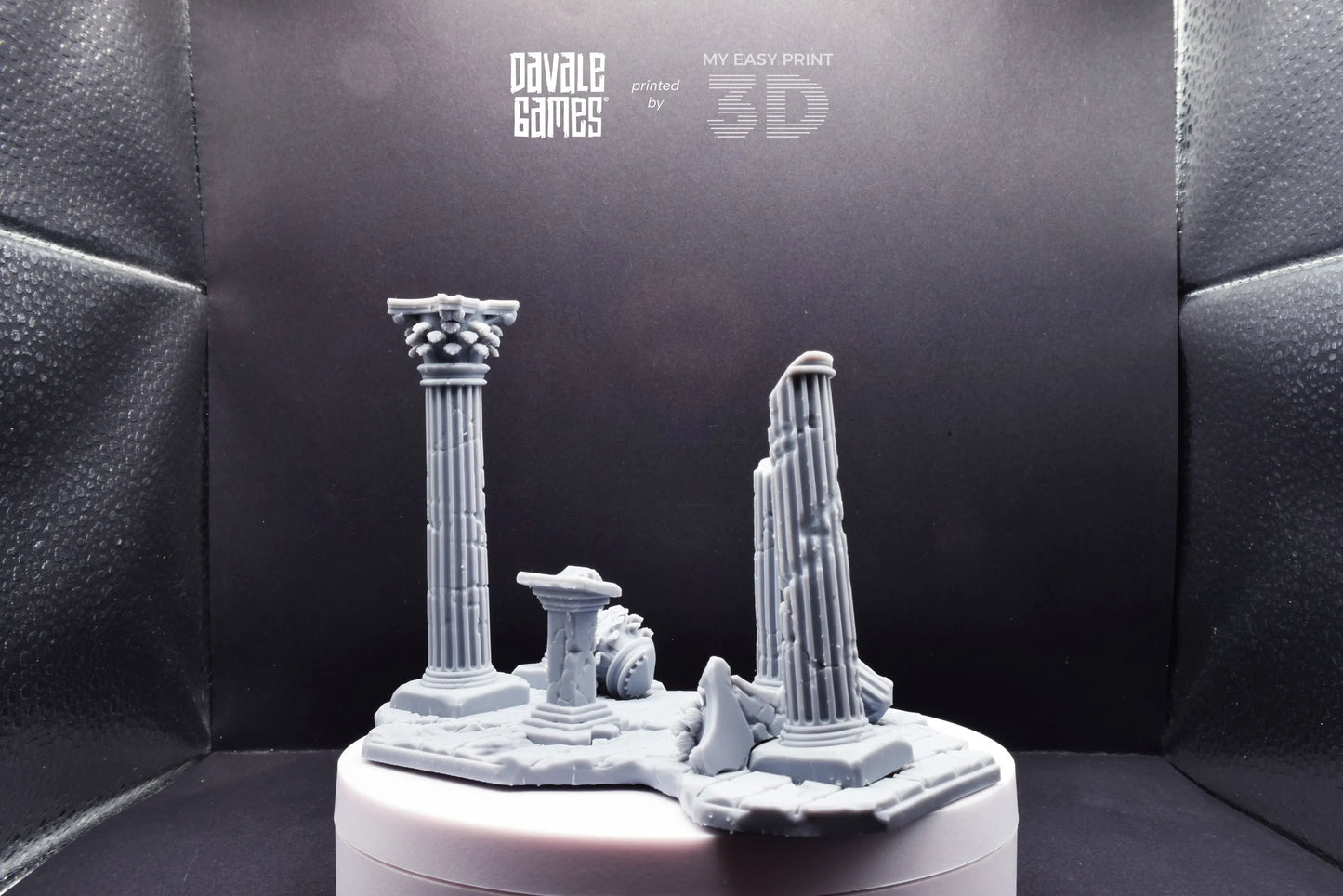 Greek Ruins - Scenery - Davale Games - Wargame / Mythological games - 3D Printed with high quality resin