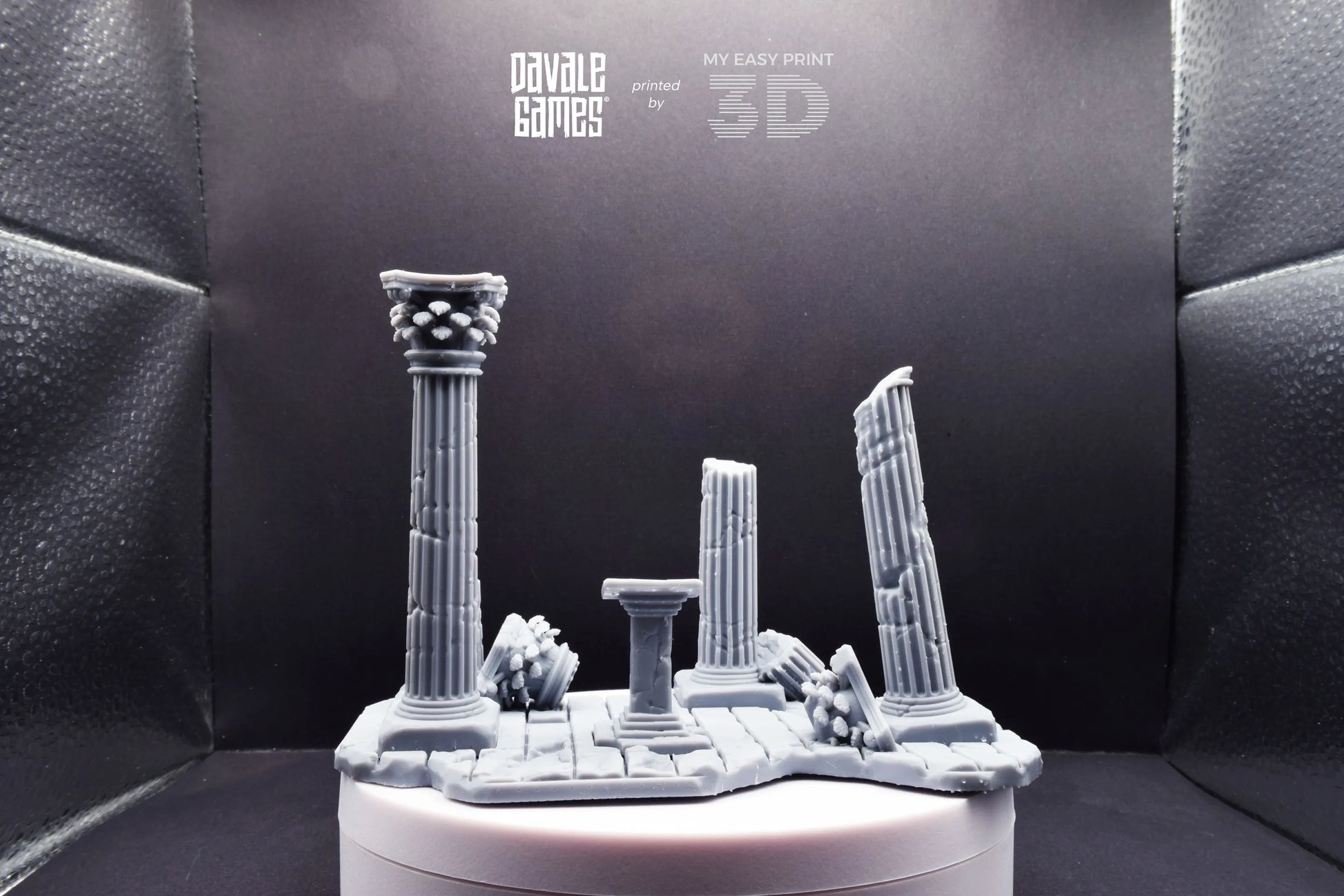 Greek Ruins - Scenery - Davale Games - Wargame / Mythological games - 3D Printed with high quality resin