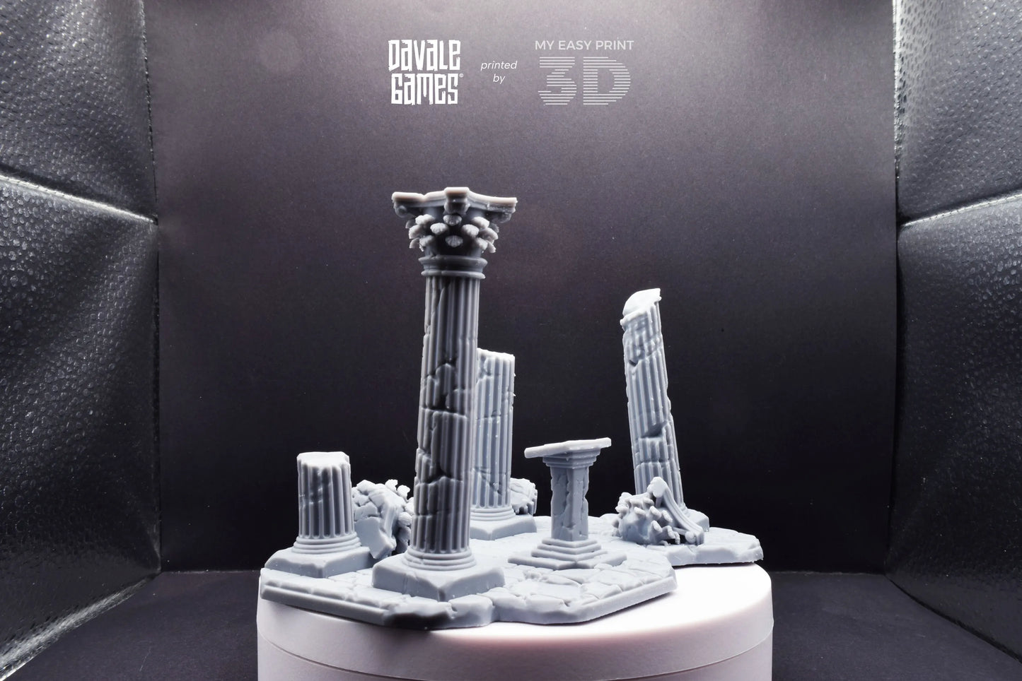 Greek Ruins - Scenery - Davale Games - Wargame / Mythological games - 3D Printed with high quality resin