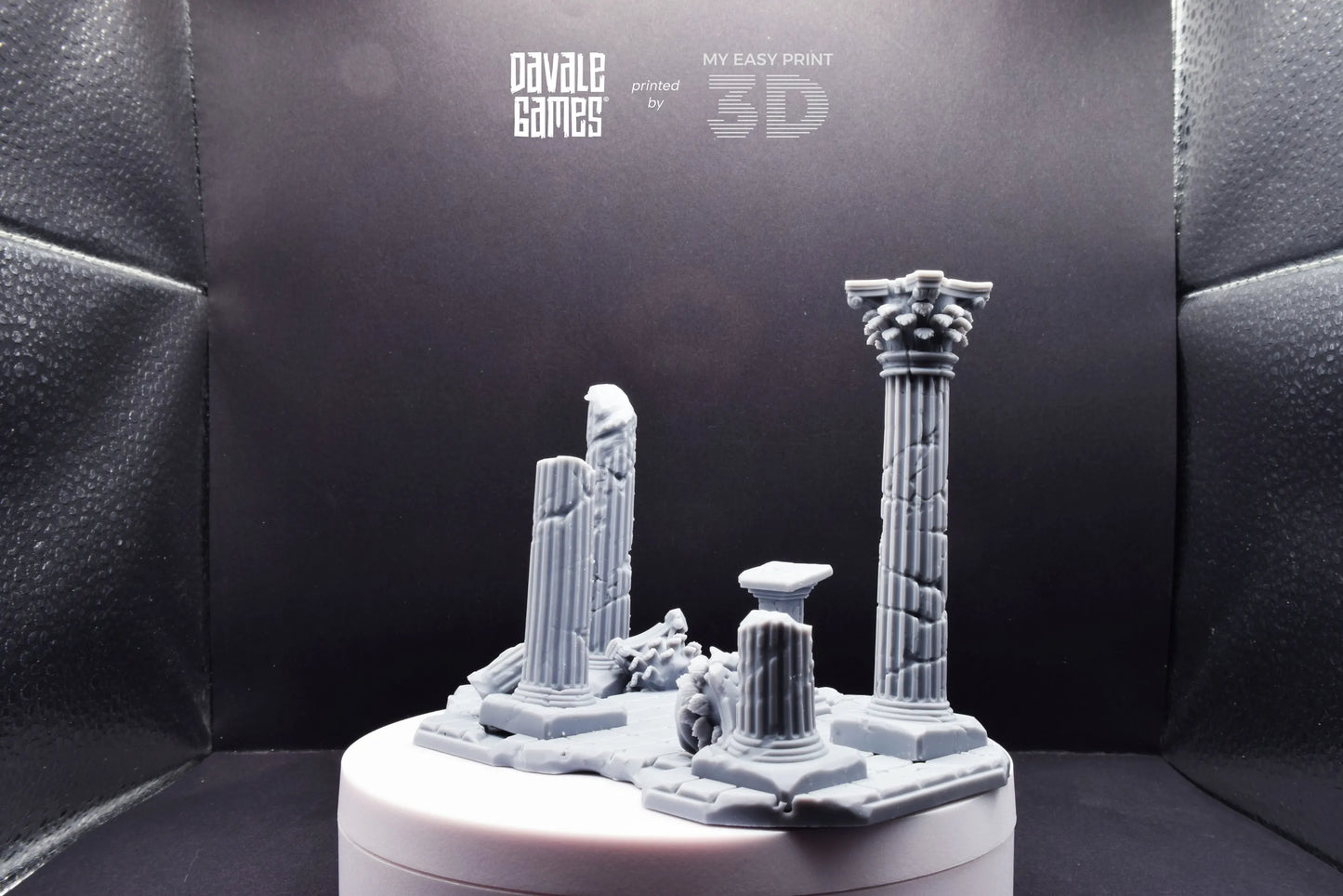 Greek Ruins - Scenery - Davale Games - Wargame / Mythological games - 3D Printed with high quality resin