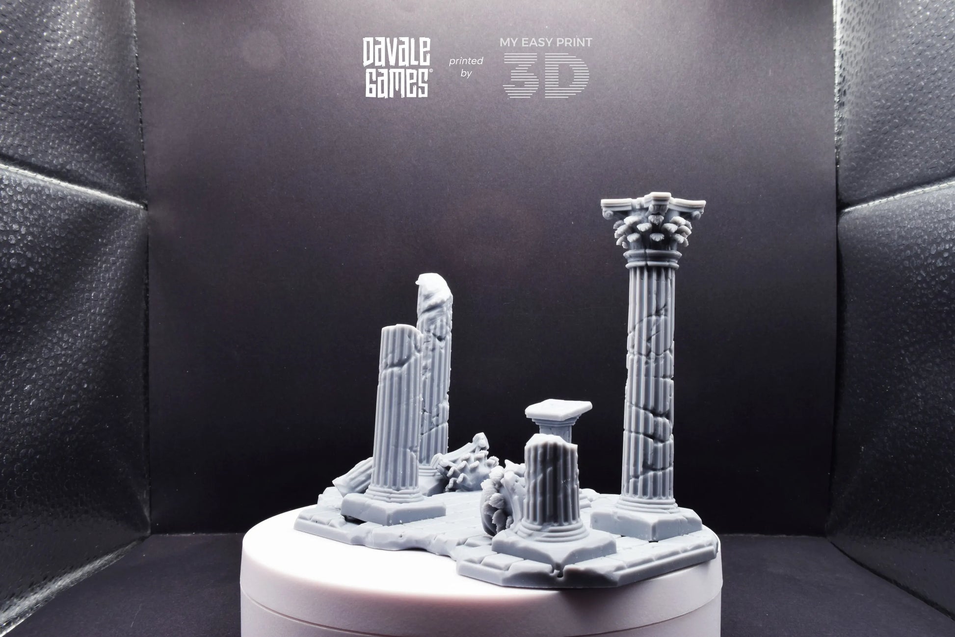Greek Ruins - Scenery - Davale Games - Wargame / Mythological games - 3D Printed with high quality resin