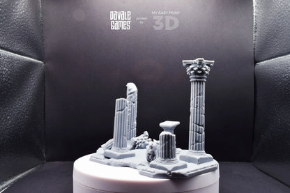 Greek Ruins - Scenery - Davale Games - Wargame / Mythological games - 3D Printed with high quality resin