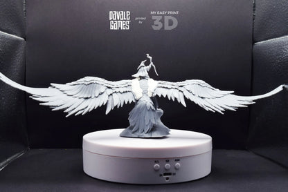 Mage on Eagle - Davale Games - 3D Printed with high quality resin for LOTR/D&D games