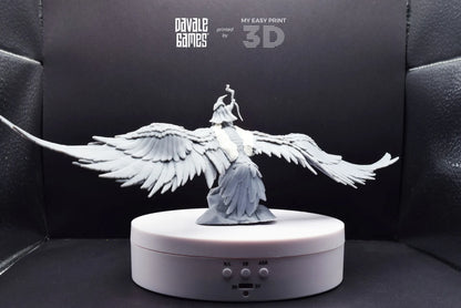Mage on Eagle - Davale Games - 3D Printed with high quality resin for LOTR/D&D games