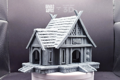 Viking House - Scenery - Davale Games - Mythological games - 3D Printed with high quality resin or PLA+