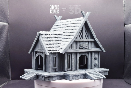 Viking House - Scenery - Davale Games - Mythological games - 3D Printed with high quality resin or PLA+