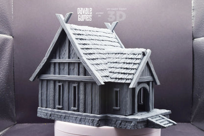Viking House - Scenery - Davale Games - Mythological games - 3D Printed with high quality resin or PLA+