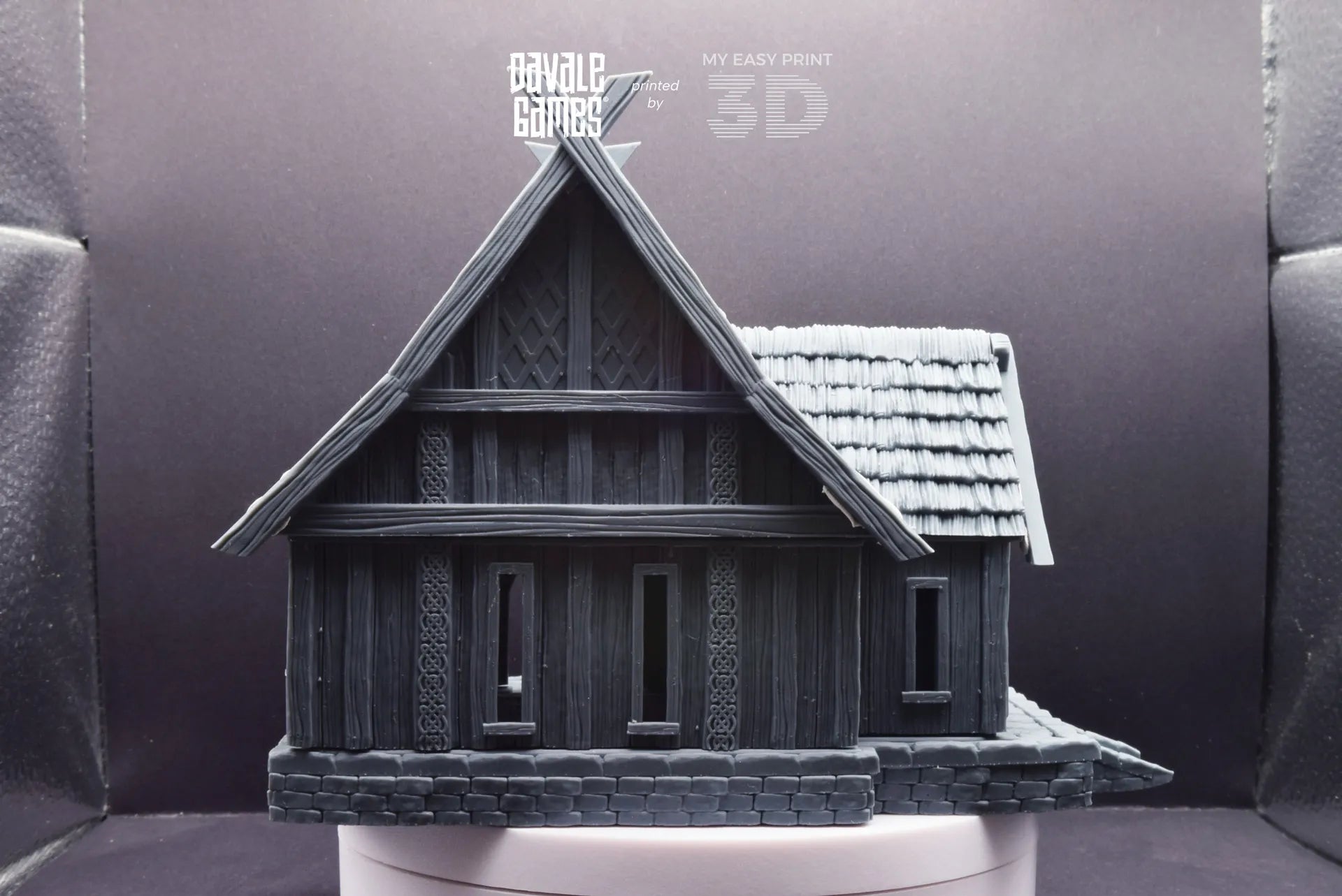 Viking House - Scenery - Davale Games - Mythological games - 3D Printed with high quality resin or PLA+