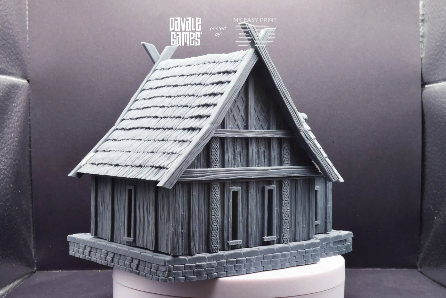Viking House - Scenery - Davale Games - Mythological games - 3D Printed with high quality resin or PLA+