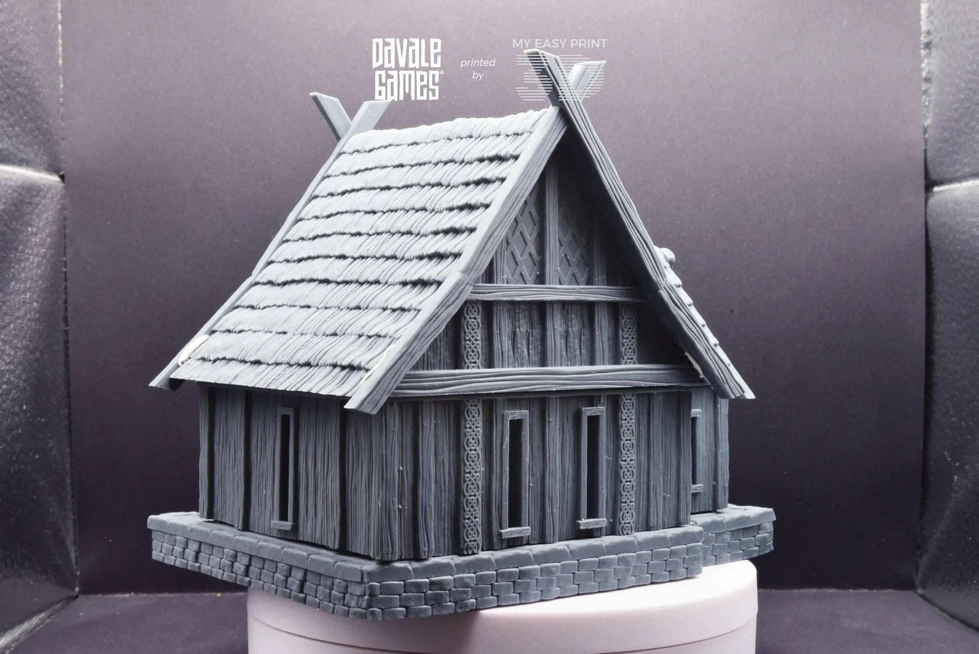 Viking House - Scenery - Davale Games - Mythological games - 3D Printed with high quality resin or PLA+