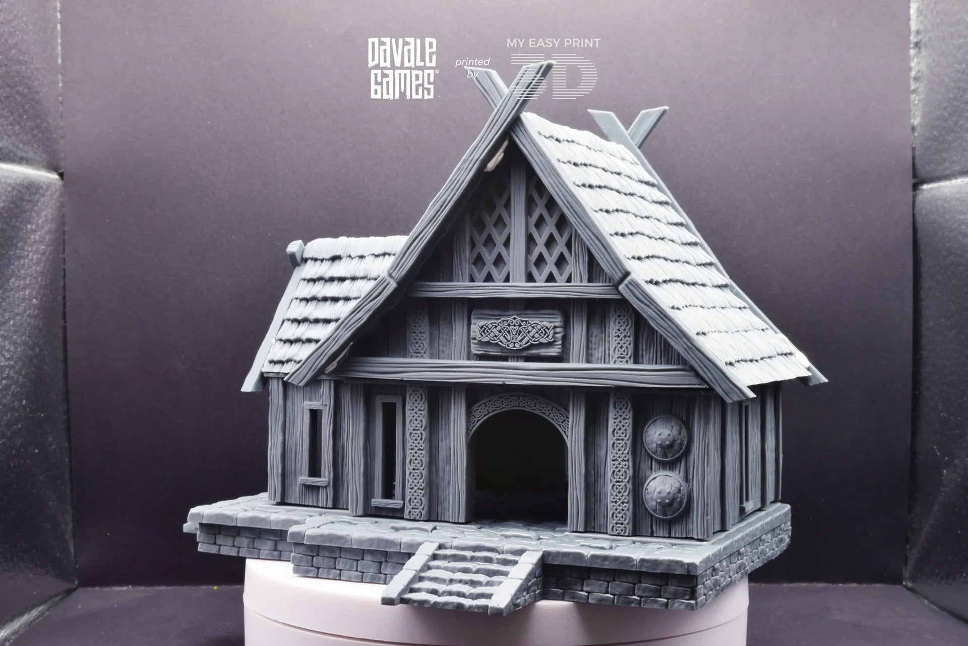 Viking House - Scenery - Davale Games - Mythological games - 3D Printed with high quality resin or PLA+