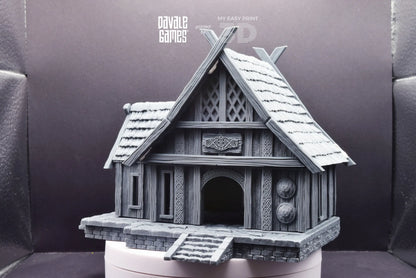 Viking House - Scenery - Davale Games - Mythological games - 3D Printed with high quality resin or PLA+