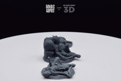 Goblins Casualties - Davale Games - 3D Printed with high quality resin for LOTR/D&D games