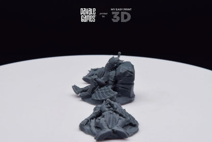 Goblins Casualties - Davale Games - 3D Printed with high quality resin for LOTR/D&D games