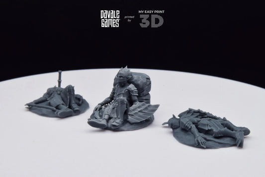Goblins Casualties - Davale Games - 3D Printed with high quality resin for LOTR/D&D games