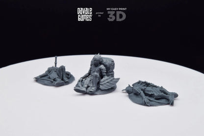 Goblins Casualties - Davale Games - 3D Printed with high quality resin for LOTR/D&D games