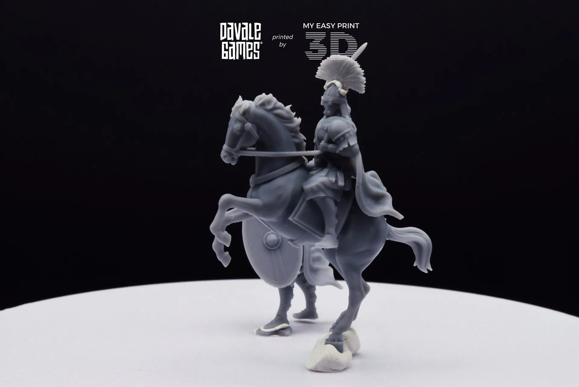 Aetius Roman General - Battle of The Catalaunian Plains - Foot and Mounted - Davale Games - Historical games - 3D Printed high quality resin