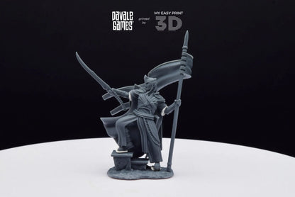 Banner of Galanthir - Foot - Davale Games - 3D Printed with high quality resin for LOTR/D&D games