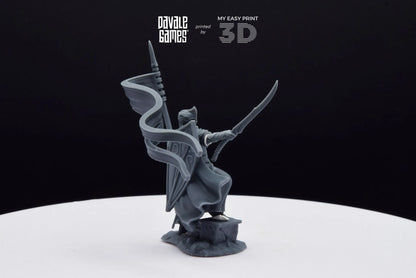Banner of Galanthir - Foot - Davale Games - 3D Printed with high quality resin for LOTR/D&D games