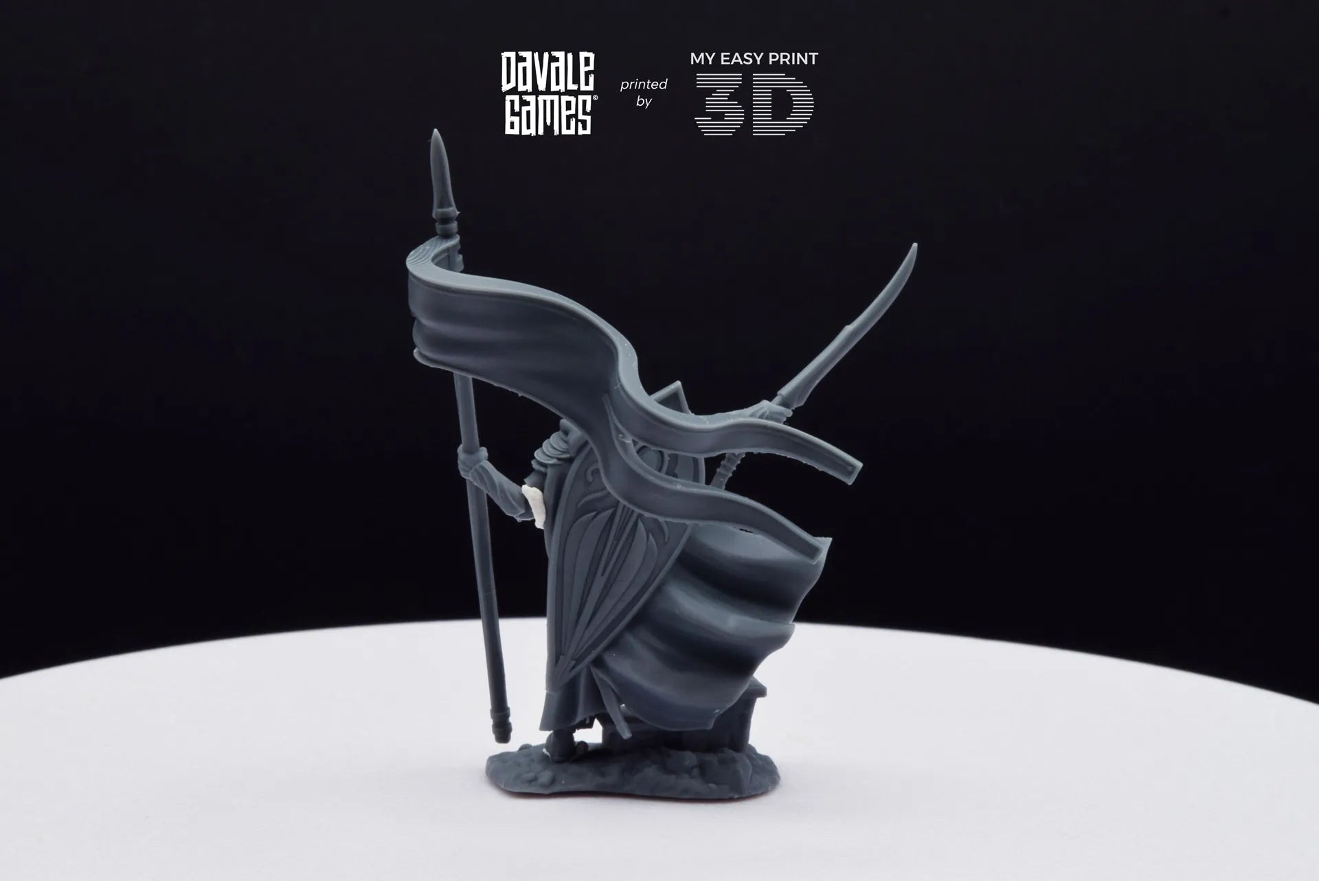 Banner of Galanthir - Foot - Davale Games - 3D Printed with high quality resin for LOTR/D&D games