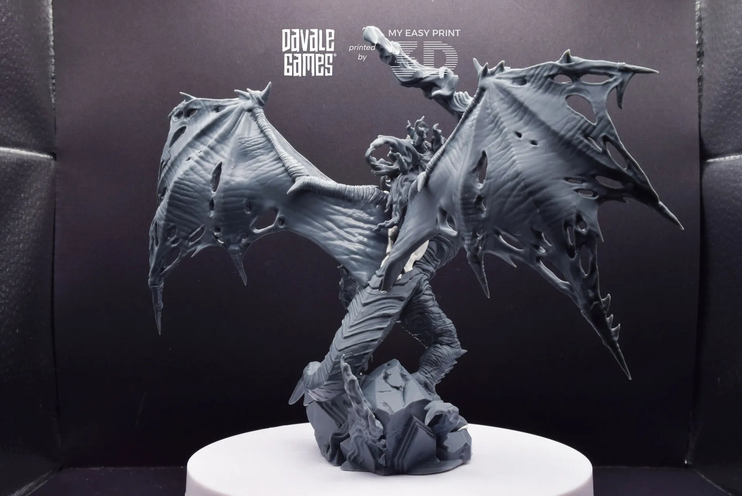 Ancient Demon of the Cave - Goblins of the cave - Davale Games - 3D Printed with high quality resin for LOTR/D&D games