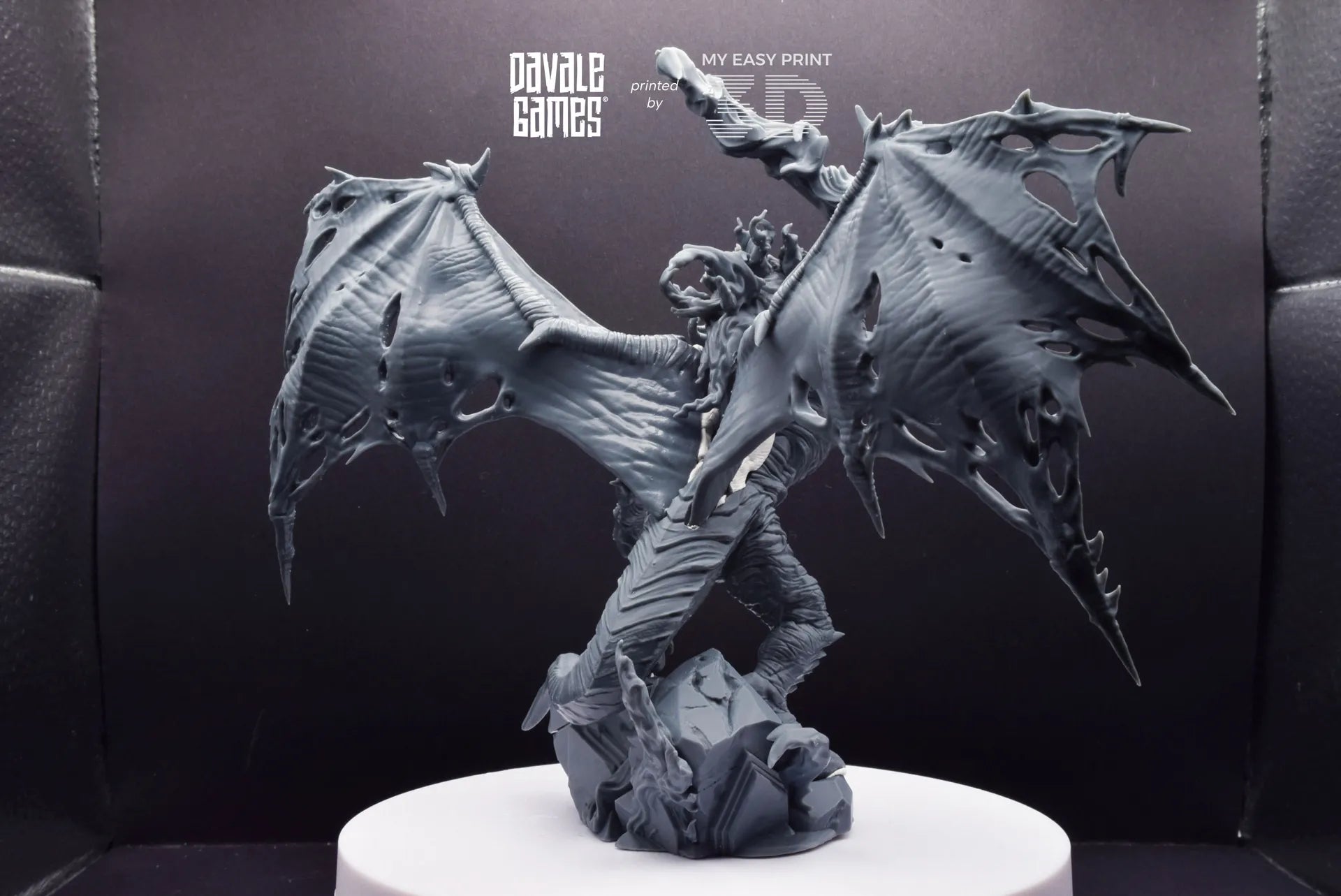 Ancient Demon of the Cave - Goblins of the cave - Davale Games - 3D Printed with high quality resin for LOTR/D&D games