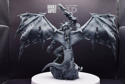 Ancient Demon of the Cave - Goblins of the cave - Davale Games - 3D Printed with high quality resin for LOTR/D&D games