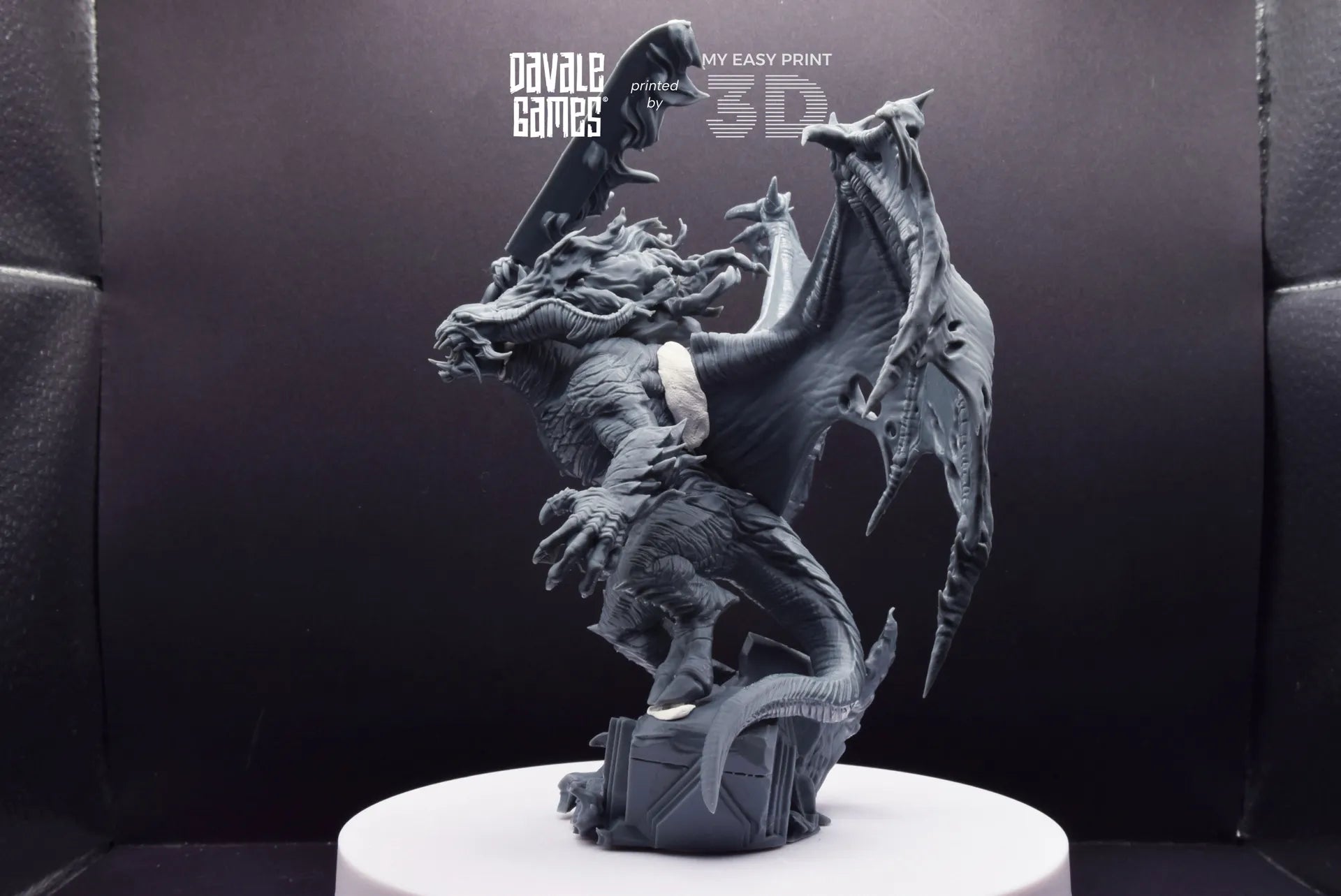 Ancient Demon of the Cave - Goblins of the cave - Davale Games - 3D Printed with high quality resin for LOTR/D&D games