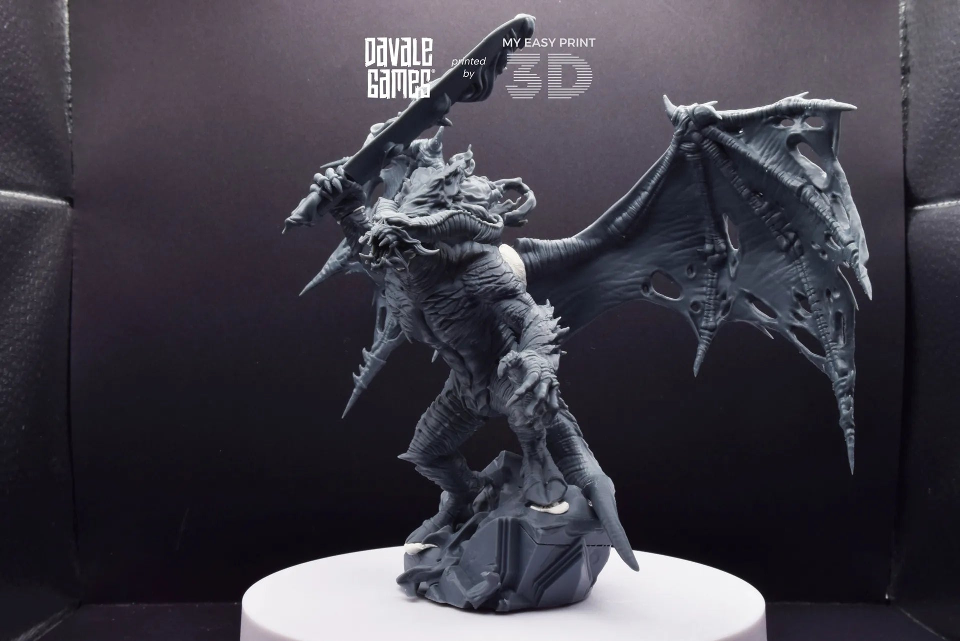Ancient Demon of the Cave - Goblins of the cave - Davale Games - 3D Printed with high quality resin for LOTR/D&D games