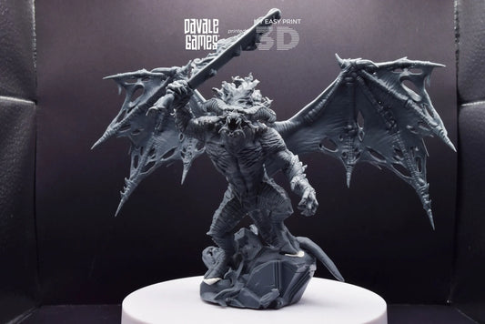 Ancient Demon of the Cave - Goblins of the cave - Davale Games - 3D Printed with high quality resin for LOTR/D&D games