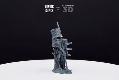 Forest Guardian with Banner - Galanthir Elves - Davale Games - 3D Printed with high quality resin for LOTR/D&D games