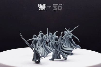 Galanthir Elves - Forest Guardians with Sword - Davale Games - 3D Printed with high quality resin for LOTR/D&D games