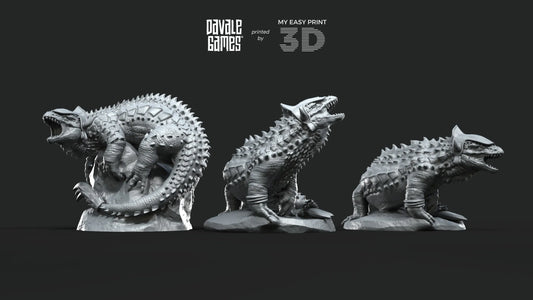 Dragon Army Dragons - Davale Games - 3D Printed with high quality resin for LOTR/D&D games (Copy)