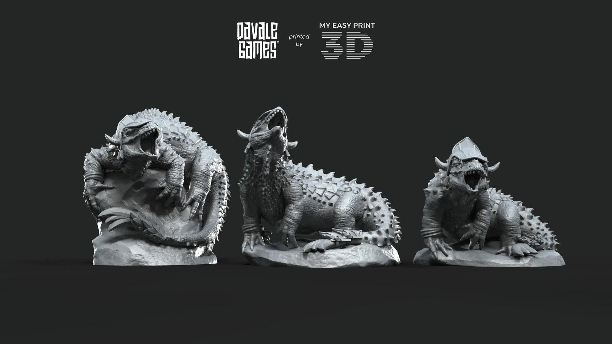 Dragon Army Dragons - Davale Games - 3D Printed with high quality resin for LOTR/D&D games (Copy)