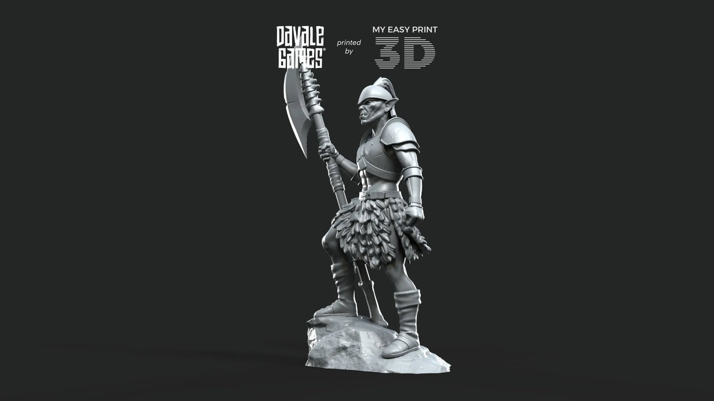 Shall & Krot. - Orcs Captains - Fellmount Reavers - Davale Games - 3D Printed with high quality resin for LOTR/D&D games