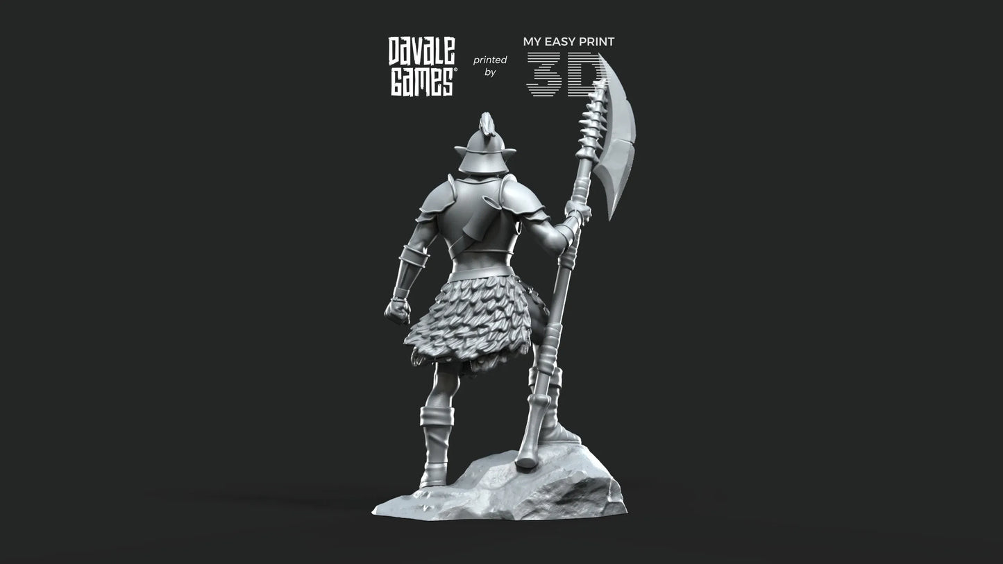 Shall & Krot. - Orcs Captains - Fellmount Reavers - Davale Games - 3D Printed with high quality resin for LOTR/D&D games